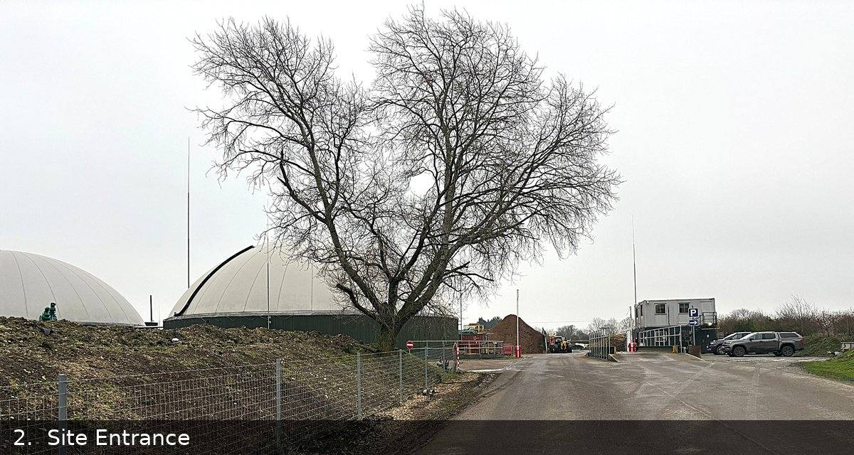 Site entrance
