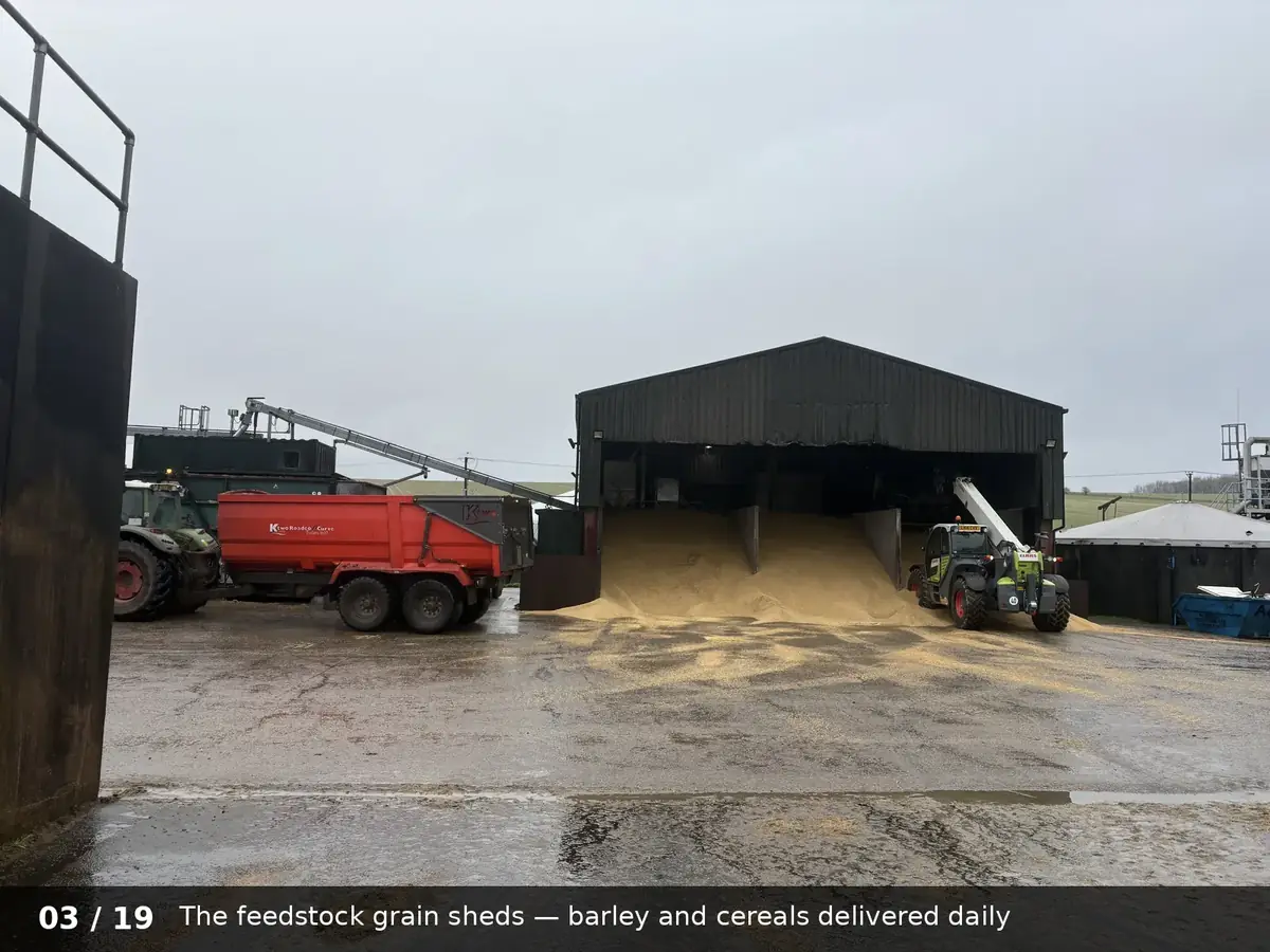Feedstock yard
