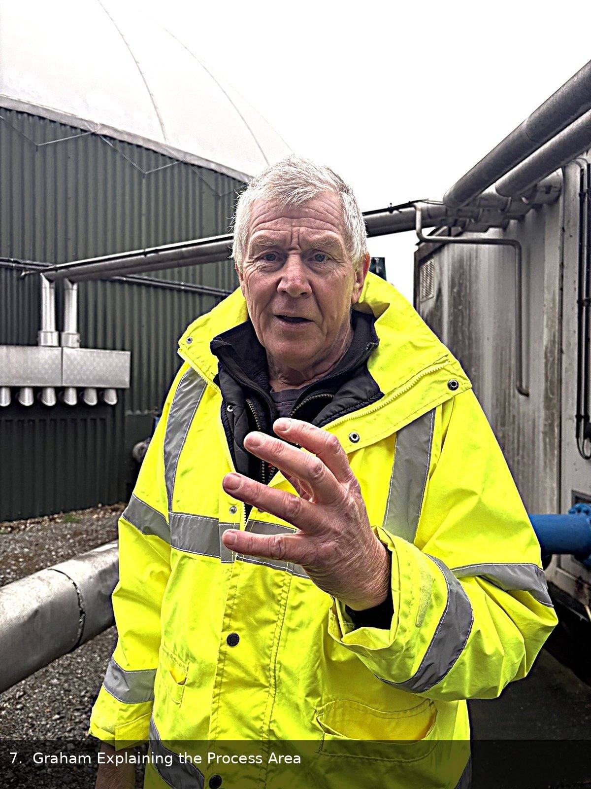 Graham explaining The Process area
