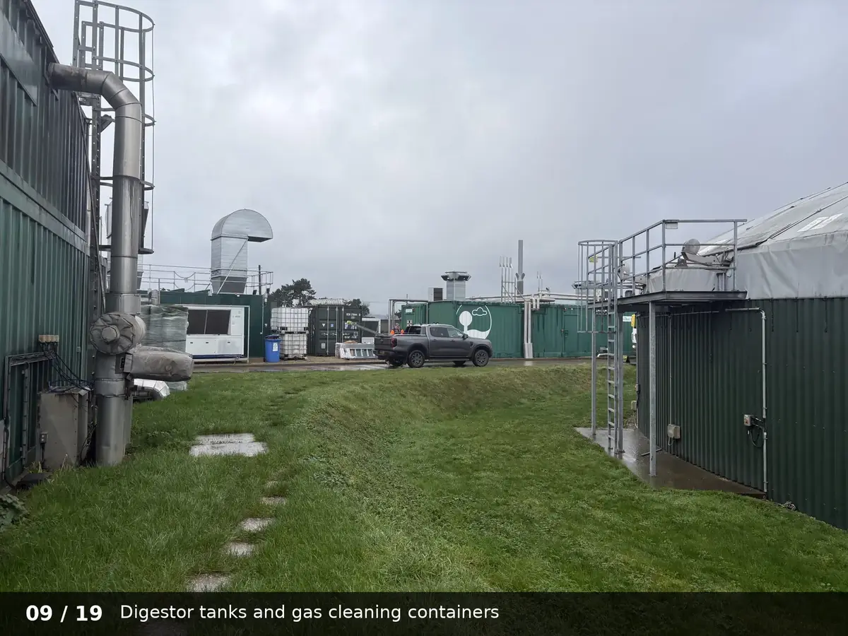 Digester walkway