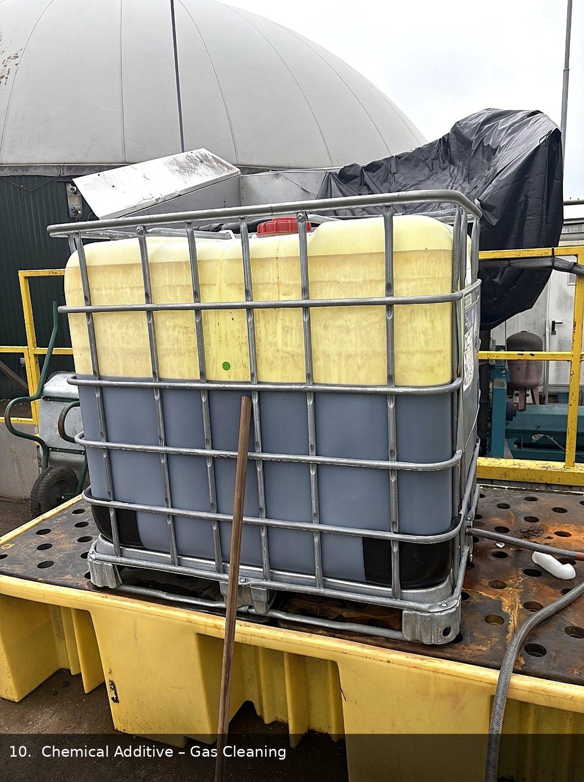 Chemical additive Gas cleaning