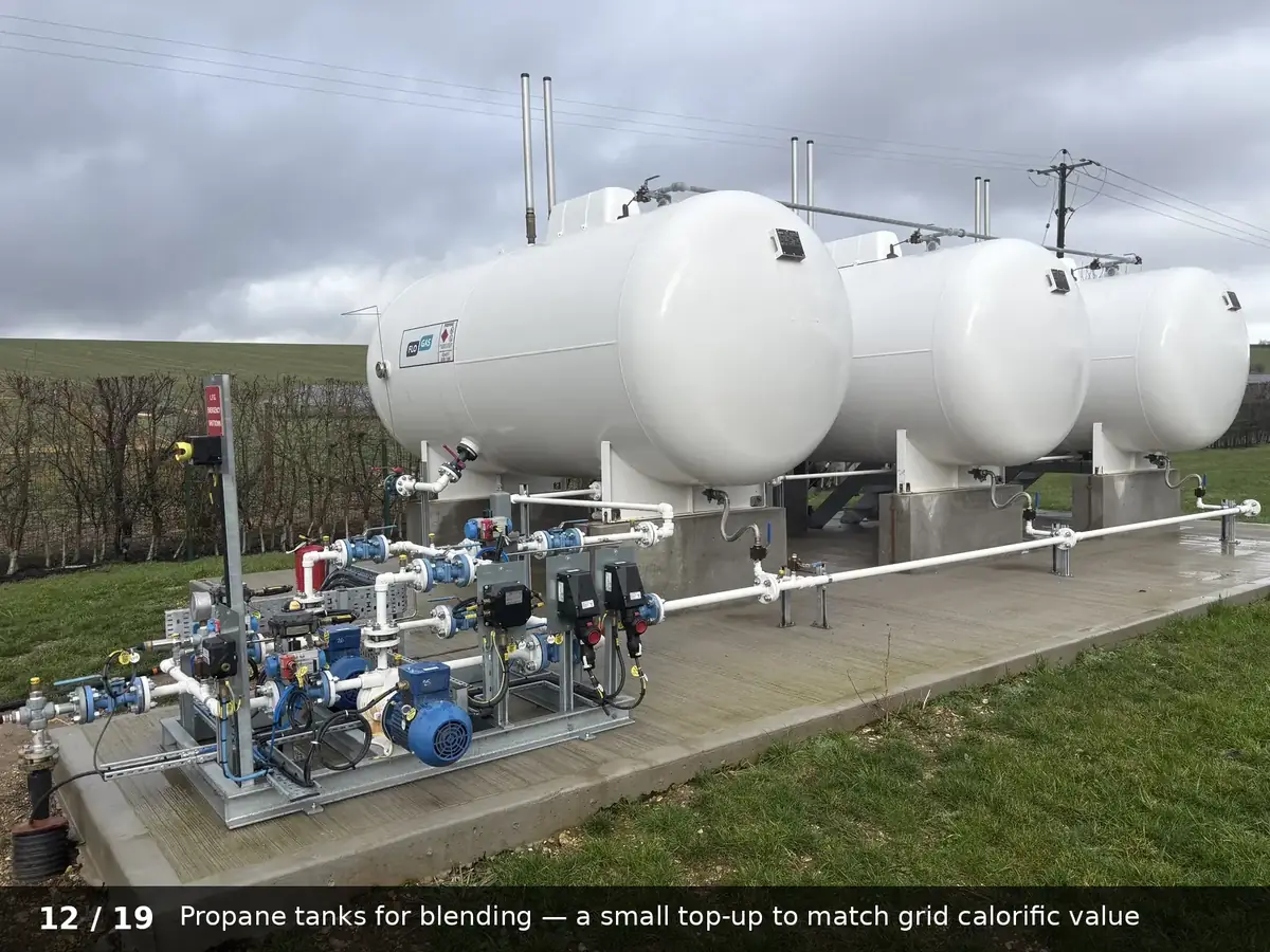 Propane skid