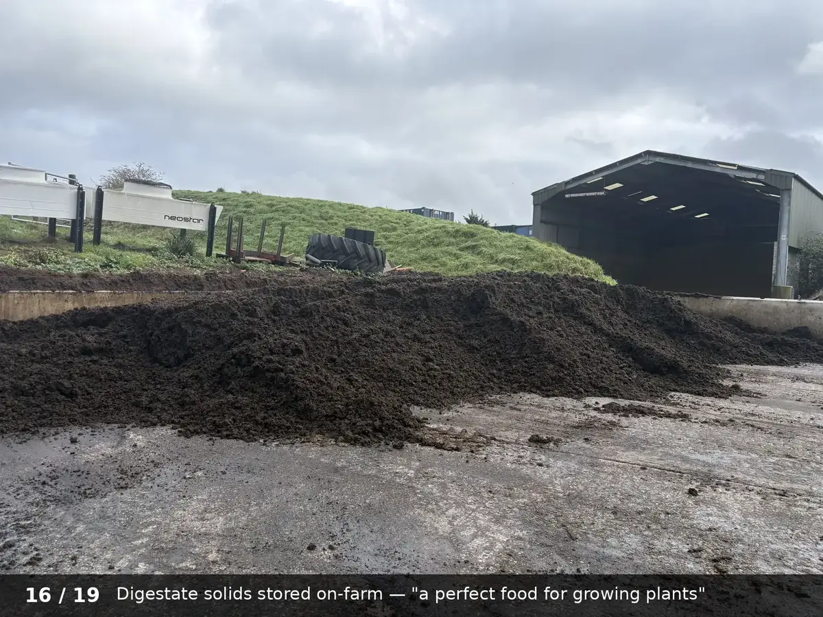 Digestate store
